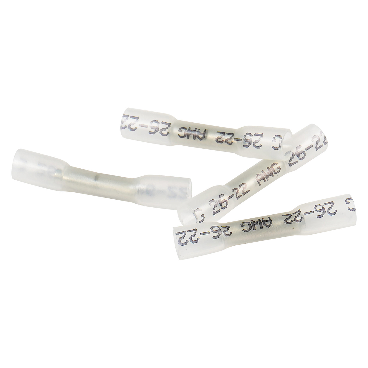 Гильза соединительная (ГСИ) для проводов 0.3-0.5 мм2, комплект (20 шт.) в термоусадке