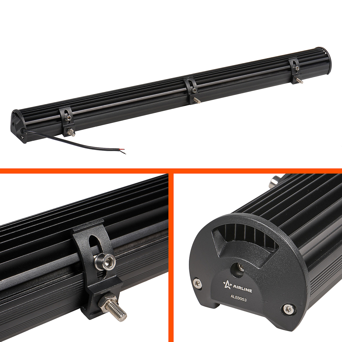 Фара (балка) светодиодная двухрядная, 72 LED, комбинированный свет (дальний + ближний), 216Вт, 845х78х65мм, 12/24В