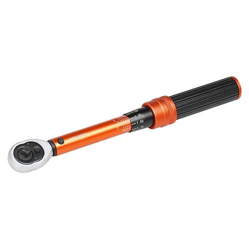 Ключ динамометрический алюминиевый 1/4" 5-25Нм PRO, кнопка быстр.сброса, кейс