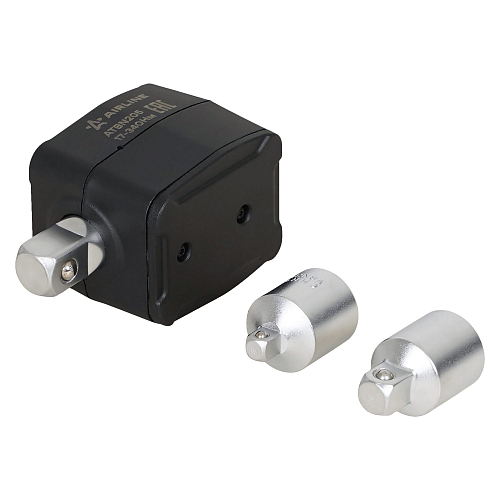 Адаптер динамометрический цифровой 1/2" 17-340Нм, с переходниками (1/4", 3/8"), кейс