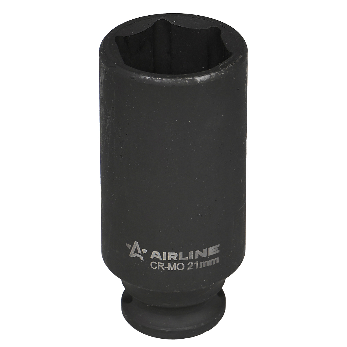 Головка ударная торцевая 3/8"DR шестигранная глубокая 21мм, L=65мм