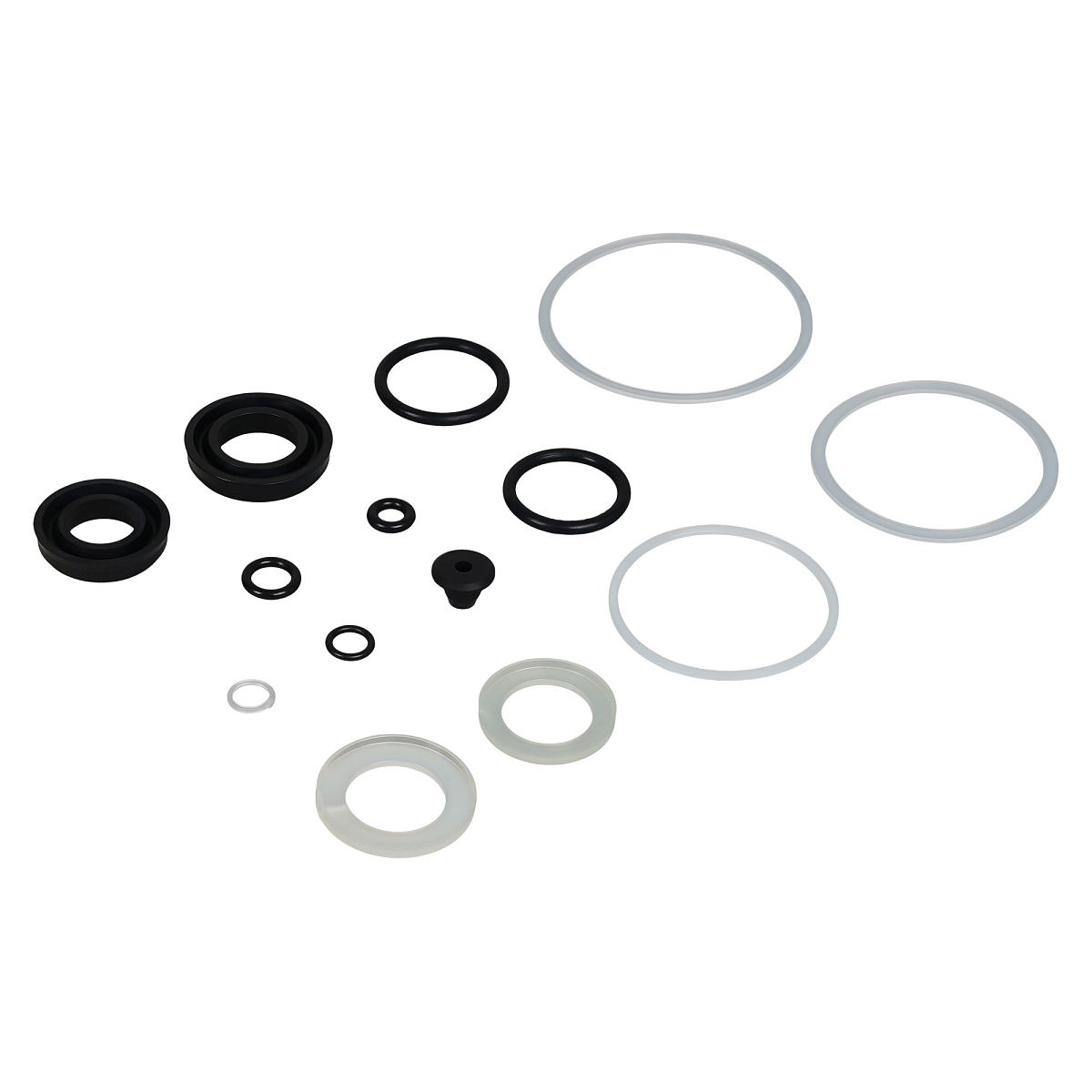 Комплект ремонтный для подкатных домкратов 17шт. (кольца уп. D(мм) 2.65-71)