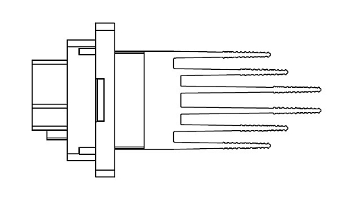Резистор электровентилятора отопителя для автомобилей Лада Приора/Гранта (10-)/Калина II (13-)/Elantra (HD) (06-)/Ceed (07-) (тип Halla)