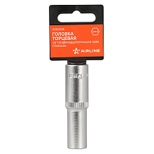 Головка торцевая 1/2"DR двенадцатигранная 12мм, L=78мм пласт.подвес