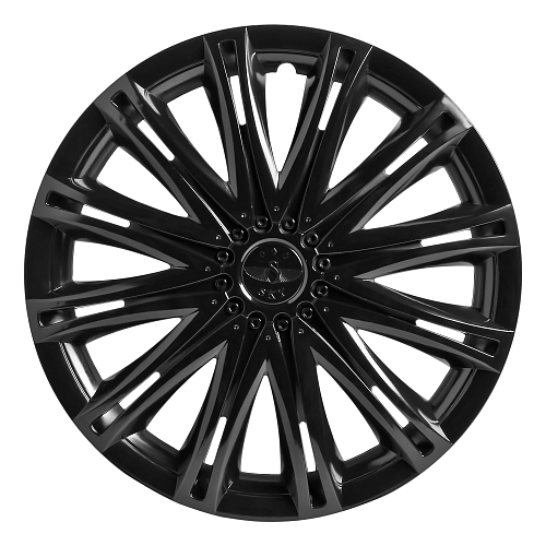 Колпаки колесные 15" "Скай" черный глянец, компл. 2 шт.