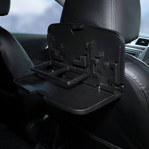 Столик дорожный на спинку сиденья, складной (29*18*23 см)