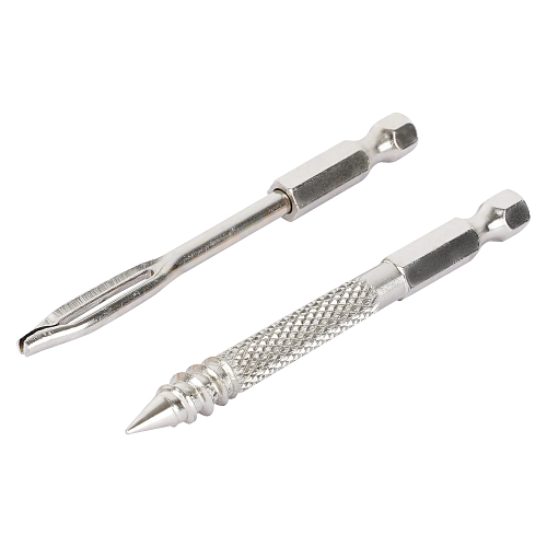 Инструмент для ремонта б/к шин для шуруповерта (сверло-напильник, шило для жгута)