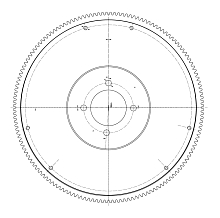 Маховик для автомобилей ГАЗ / ПАЗ (змз. 511, 513, 523)