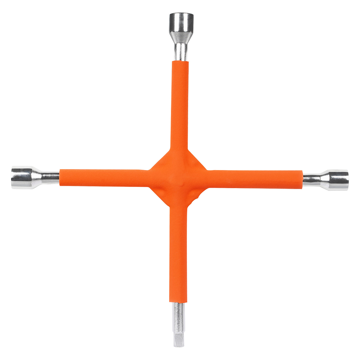 Ключ баллонный крестовой усиленный 400мм PRO с обрезиненными рукоятками (17х19х21х1/2")