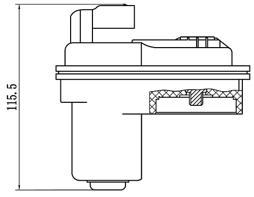 Электродвигатель стояночного тормоза для автомобилей JAC JS6 (22-)