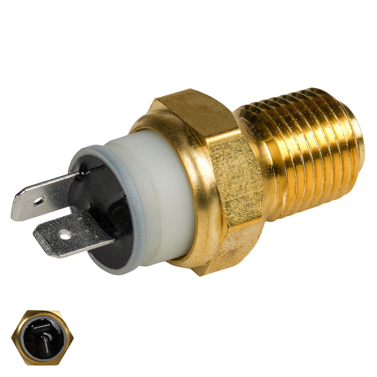 Датчик температуры для автомобилей Fiat Ducato (Sollers-RUS) (08-) 2.3D (резьба M16x1,5)