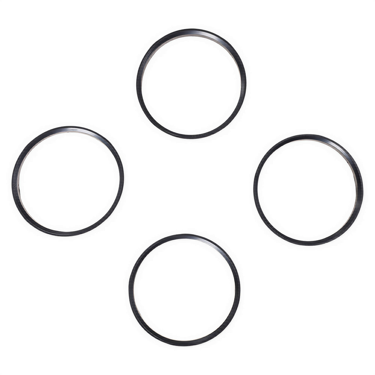 Кольцо центровочное для литого диска 65.1-63.4мм, комплект 4 шт., пластик