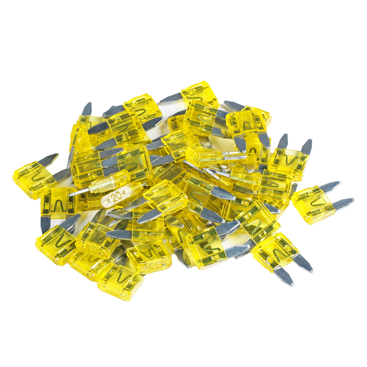 Предохранители "мини" 20A в пакете 50шт.