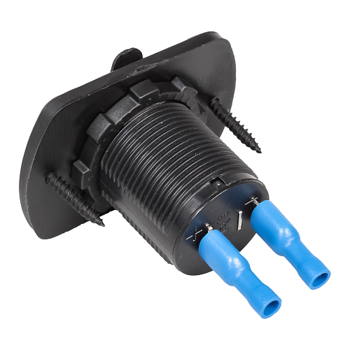 Гнездо прикуривателя встраиваемое влагозащ. 12/24В пластик (В пакете)