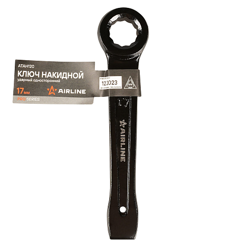 Ключ ударный накидной односторонний 17мм, L=150-160мм