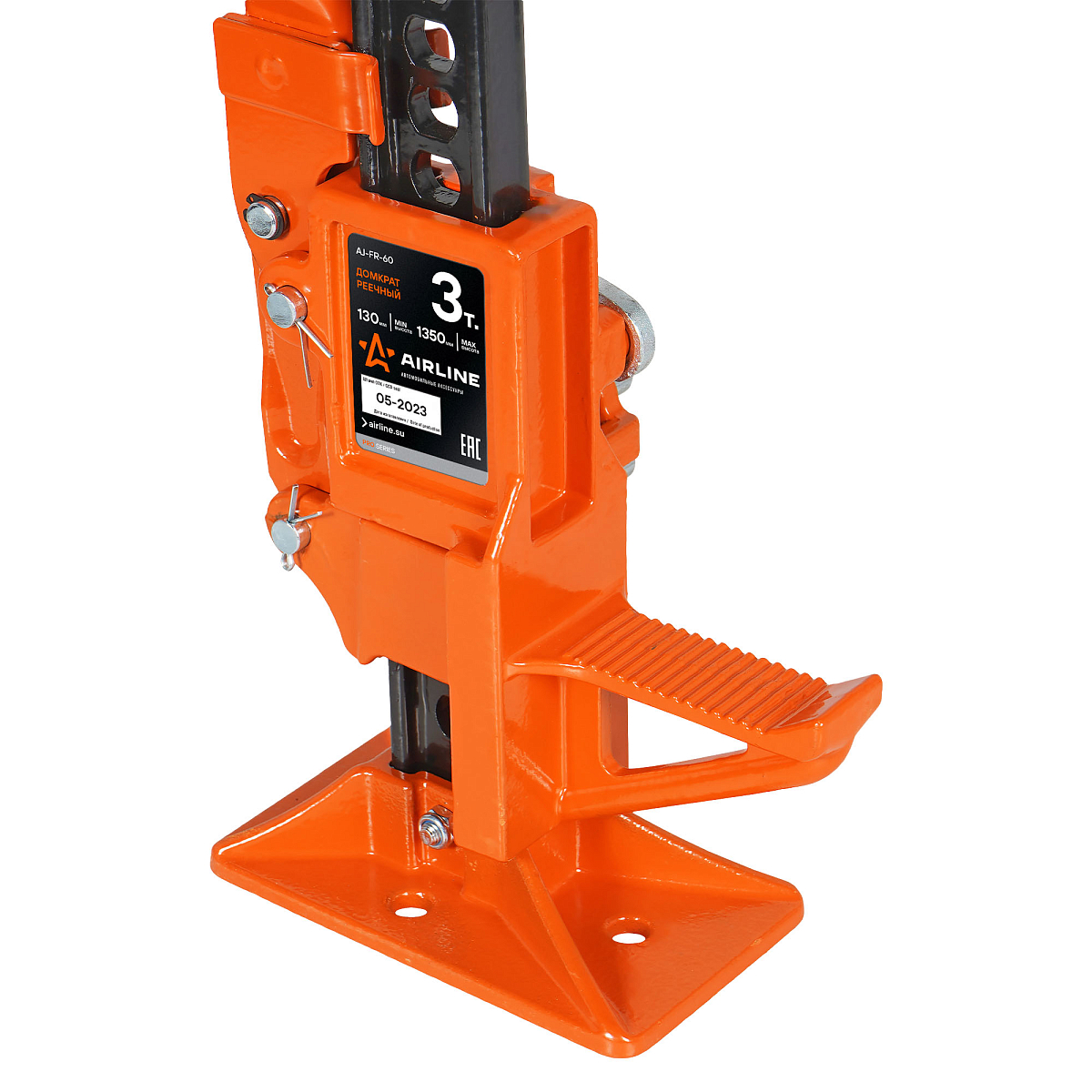 Домкрат реечный 60" 130-1320мм PRO усил. мех