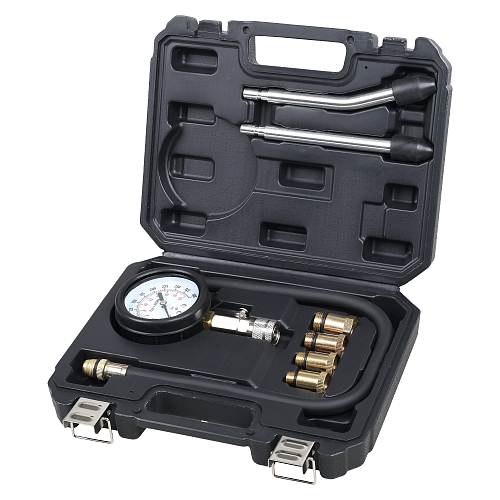 Компрессометр для бензиновых двигателей PRO, набор 8пр., кейс
