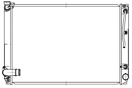 Радиатор охлаждения для автомобилей RX 350 (06-)