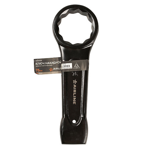 Ключ ударный накидной односторонний 75мм, L=315-335мм