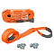 Трос буксировочный (лента) 5 т, 4 м, 2 металл. шакла