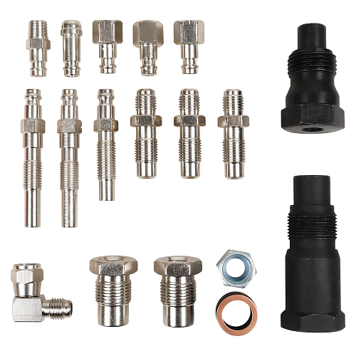 Компрессометр для дизельных двигателей PRO, набор 19пр., кейс