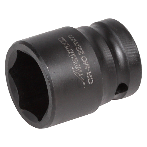 Головка ударная торцевая 1/2"DR шестигранная 22мм, L=39мм