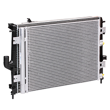 Блок охл. (радиатор+конденсор+вентилятор) для а/м Лада Largus (12-)/Renault Logan (08-) AT