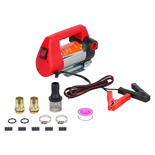 Насос перекачки диз. топлива переносной 12В, 50л/мин, в комплекте пистолет, шланги