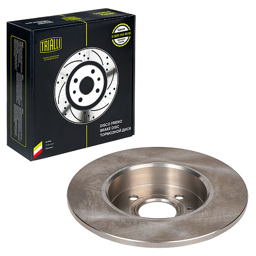 Диски тормозные для автомобилей Opel Meriva A (03-) / Combo (05-) задний d=264 окрашенный