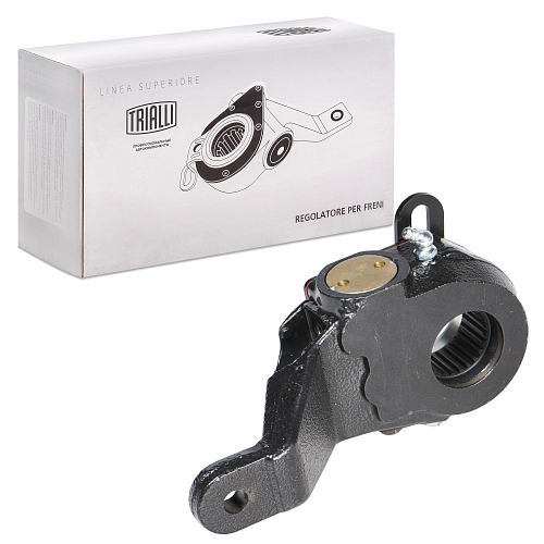 Рычаг тормоза регулировочный автоматический (трещотка) для автомобилей МАЗ 5440, 544069, 643068 задний правый (эвольвентный, узкий шлиц)