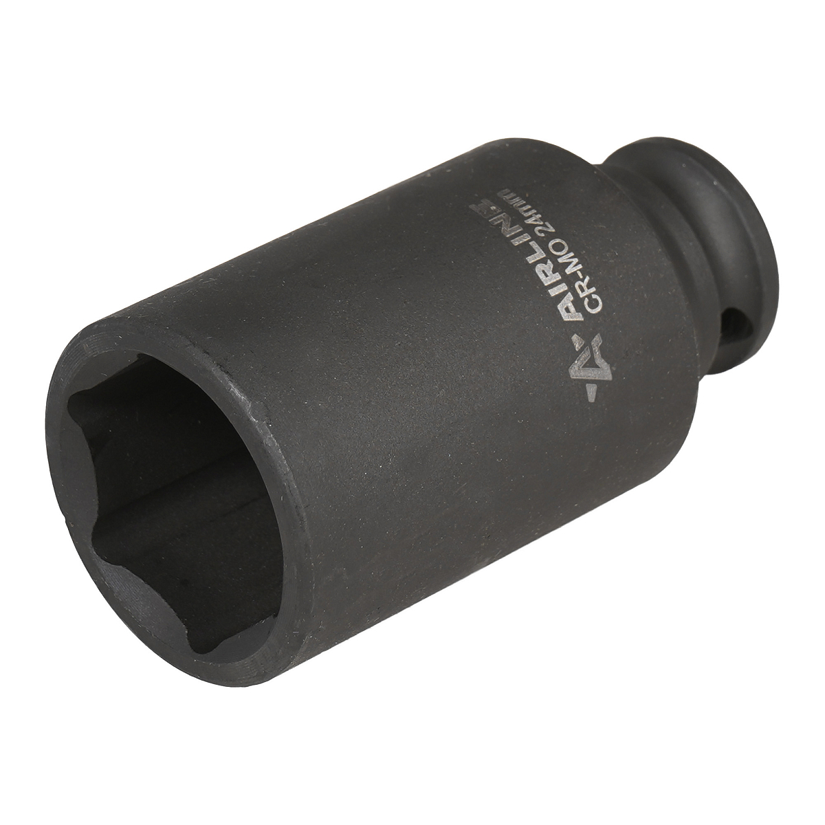 Головка ударная торцевая 3/8"DR шестигранная глубокая 24мм, L=65мм