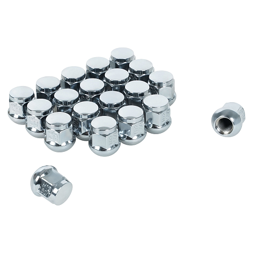 Гайка колесная M12x1,5x25, сфера R12, ключ 19, закрытая, хром, 20 шт для а/м Honda