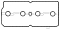 Прокладка клапанной крышки для а/м Nissan Qashqai (06-)/X-Trail T31 (07-)/X-Trail T32 (07-) 2.0i