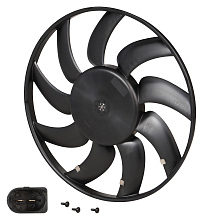 Электровентилятор охлаждения для автомобилей A4 (07-)/A6 (11-)/Q5 (08-) (без кожуха)