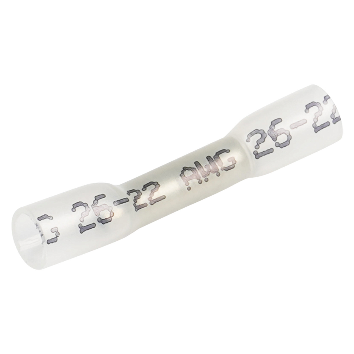 Гильза соединительная (ГСИ) для проводов 0.3-0.5 мм2, комплект (20 шт.) в термоусадке