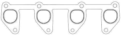 Прокладка коллектора для а/м Daewoo Nexia (94-)/Chevrolet Lanos (97-) 1.5i (выпуск.)