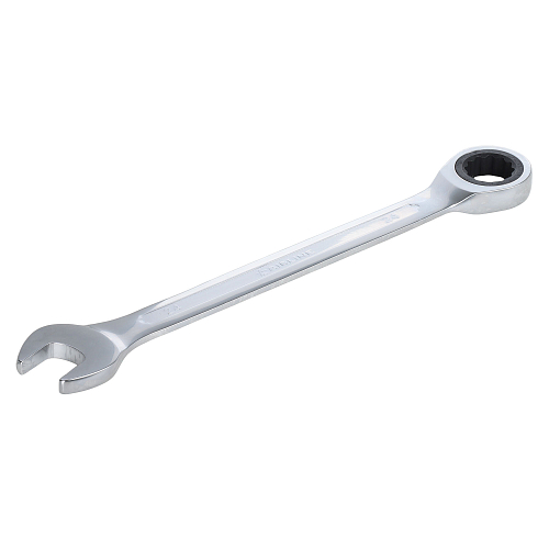 Ключ комбинированный трещоточный 24мм PRO, пласт.подвес