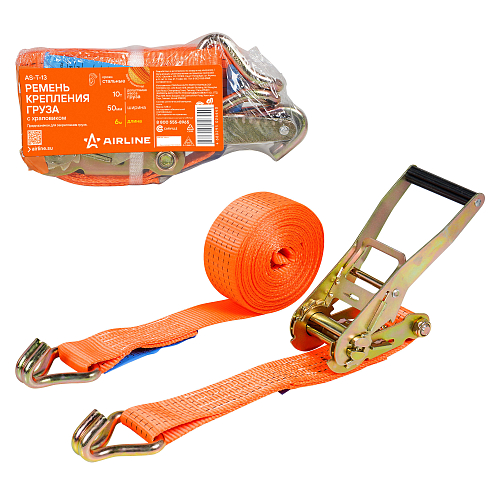 Ремень крепления груза с храповиком 10 т, 6 м