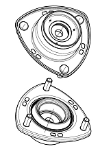 Опора амортизатора для автомобилей Suzuki Grand Vitara (05-) (передняя без подшипника)