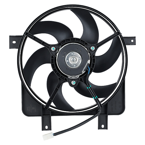 Электровентилятор охлаждения для автомобилей 2170 Приора (с кожухом) A/C-