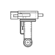 Датчик массового расхода воздуха для автомобилей Subaru Forester SG (05-) 2.0T/2.5i/Outback BE (00-) 2.5i (без корпуса)