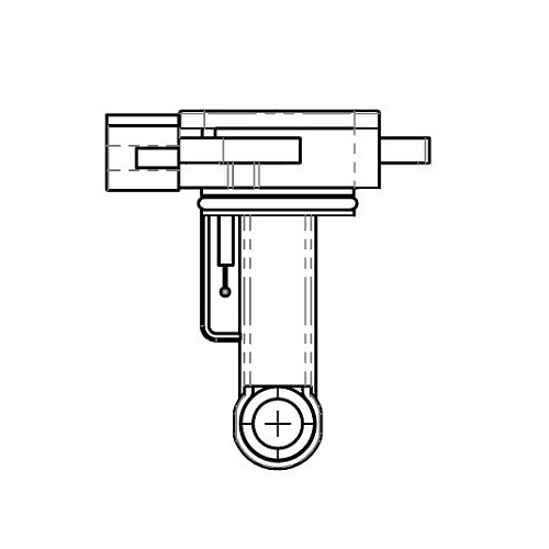 Датчик массового расхода воздуха для автомобилей Subaru Forester SG (05-) 2.0T/2.5i/Outback BE (00-) 2.5i (без корпуса)