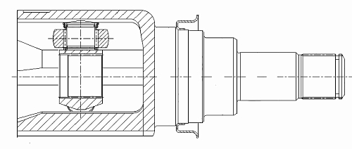 ШРУС внутренний правый для автомобилей Geely Emgrand 7 (17-) 1.5i MT