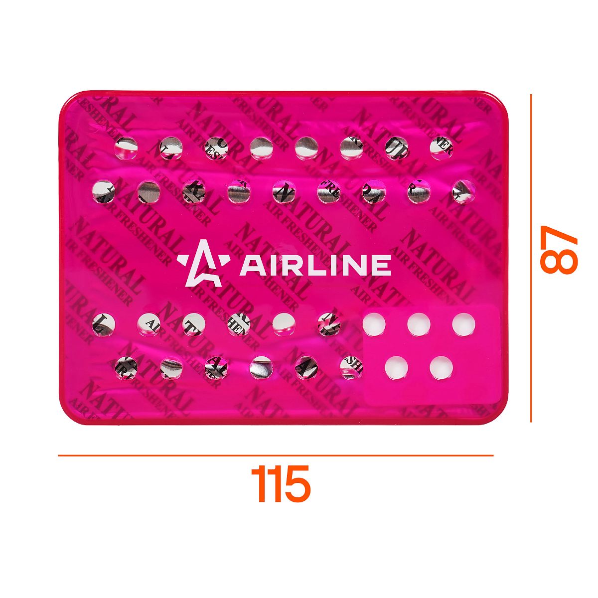 Ароматизатор под сиденье гелевый мини "Тайга" Бабл гам
