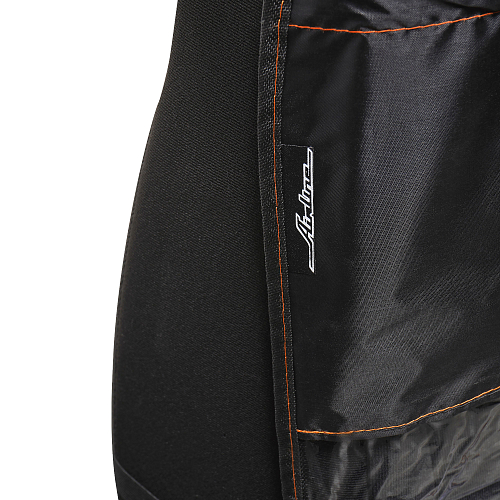 Накидка защитная на спинку переднего сиденья (65*50 см), ПВХ, прозрачная, с карманами