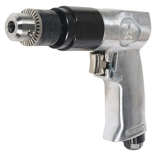 Дрель пневматическая ДП1, 1800 об/мин с реверсом, с оснасткой 16 пр., кейс