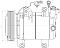 Компрессор кондиционера для автомобилей Renault Koleos (08-)/Nissan Teana J32 (08-) 2.5i