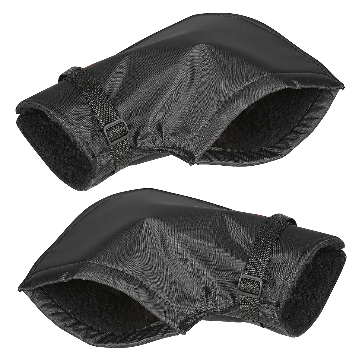 Муфты-варежки (рукавицы) на руль мото-электротехники, велосипеда, самоката, черные