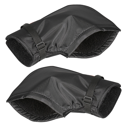 Муфты-варежки (рукавицы) на руль мото-электротехники, велосипеда, самоката, черные