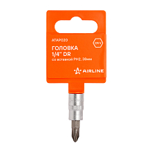 Головка 1/4"DR со вставкой PH2, L=37мм